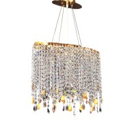 Хрустальная подвесная люстра Aldonea LDP 7051-4A GD