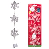 Гирл эл LED Снежинки 40 см (4 вид. в асс.) YJ-7214 67748