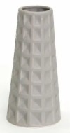 Ваза , 9*9*17см, серая GK-64062C