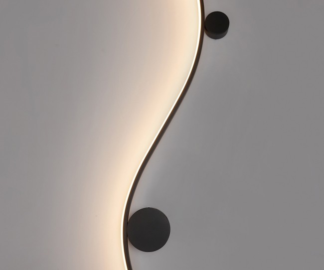 Бра Фальте 08410-100R,19(3000K) черный (правое) w20 h100 Led 20W (3000K)