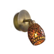 Светильник СОНЕКС 2167/1W ODL11 618 мозаика/янтарь