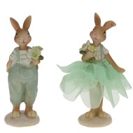 Фигурка декоративная "Заяц" 797840  L6 W3,5 H12 см