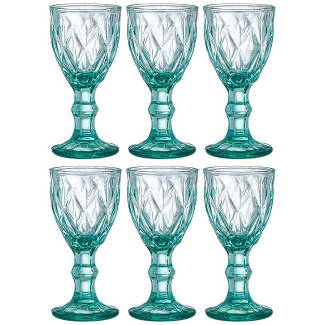 НАБОР РЮМОК "РОМБО" АРТИ-М 781-203 ИЗ 6ШТ.СЕРИЯ "MUZA COLOR" 50МЛ. / В=10,5 СМ