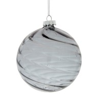 Украшение новогоднее "Шар", 10см,  стекло 764679