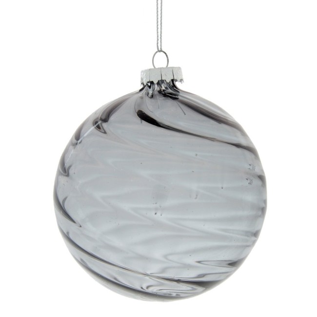 Украшение новогоднее "Шар", 10см,  стекло 764679