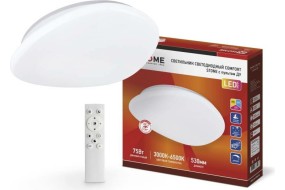 Светодиодный светильник COMFORT STONE 75Вт 230В 3000-6500K 6000Лм 530x105мм с пультом ДУ