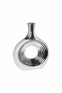 Ваза 18H2409-19 серебристая 26*7*31см