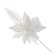 Цветок искусственный "Пуансеттия", L22 W8 H48 см 811509