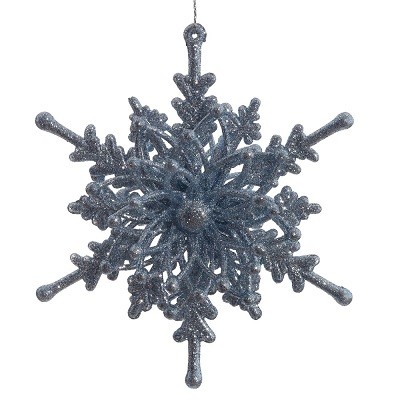 Изделие декоративное подвесное "Снежинка", L12 W6 H13 см 807603