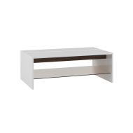 Стол журнальный Амбра (мдф белый гл, лдсп белый)