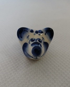 Сувенир "Мышонок Юки", 4,5см, гжель 4300530