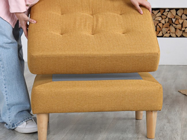 Пуф Гарнет ТП 435 Шерлок 520* (горчичный)