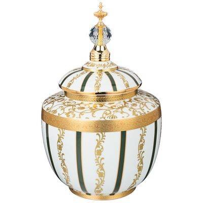 ВАЗА С КРЫШКОЙ 22*22*35 СМ 46-1343