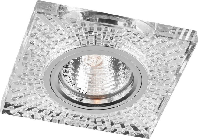 Точечный светильник Ф 8998-2 MR16 хром, прозрач