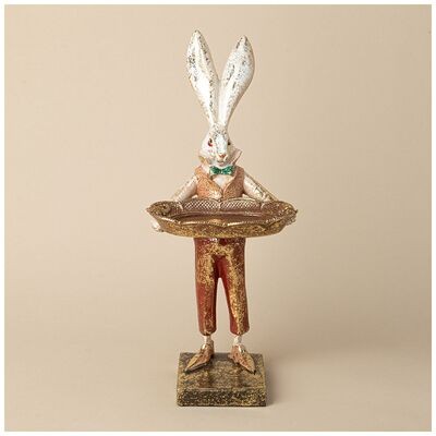 ФИГУРКА "АНГЛИЙСКАЯ КОЛЛЕКЦИЯ "КРОЛИК" 774-174 11.5*10.5*31.5CM