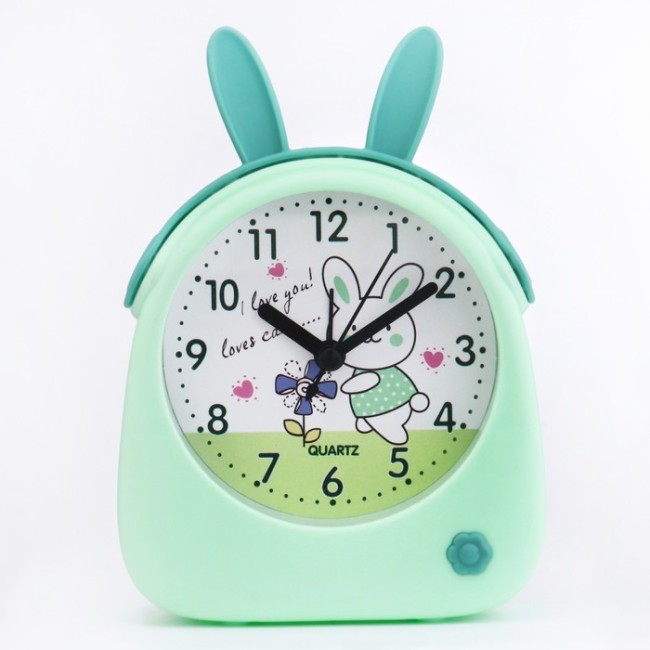 Будильник "Зайчик" 7989553 15 х 11 см, d-8.5 см