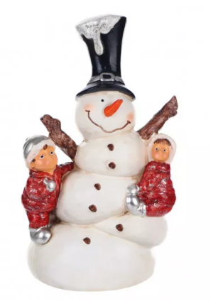 Снеговик с детьми НФ278 Н-29см