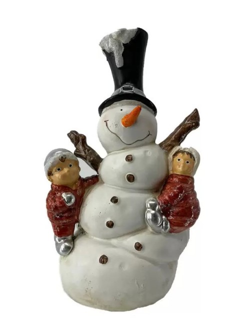 Снеговик с детьми НФ278 Н-29см