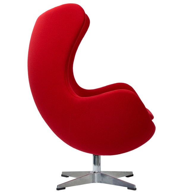 Кресло EGG CHAIR FR 0259 красный кашемир