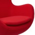 Кресло EGG CHAIR FR 0259 красный кашемир