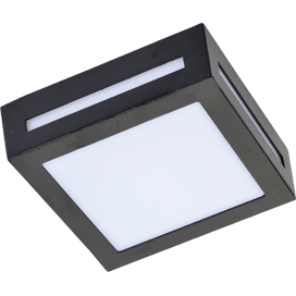 Светильник уличный 3082W св-к матов.квадр.металл.черный IP65 1*GX53 136x136x55 FB53SSECH