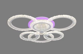 Люстра A3009/3+3 WT+RGB 142W 3000K-6000K