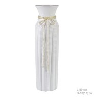 Ваза 60 см белая веревка / FLW-89 /  white 702292