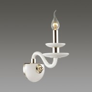 Бра 4187/1W ODL19 245 золото/белый 1*40w CAPRI