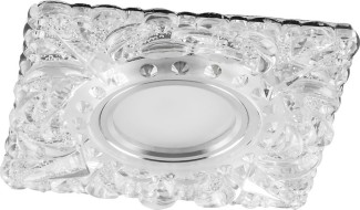 Точечный светильник Ф CD920 MR16 прозрачный/хром