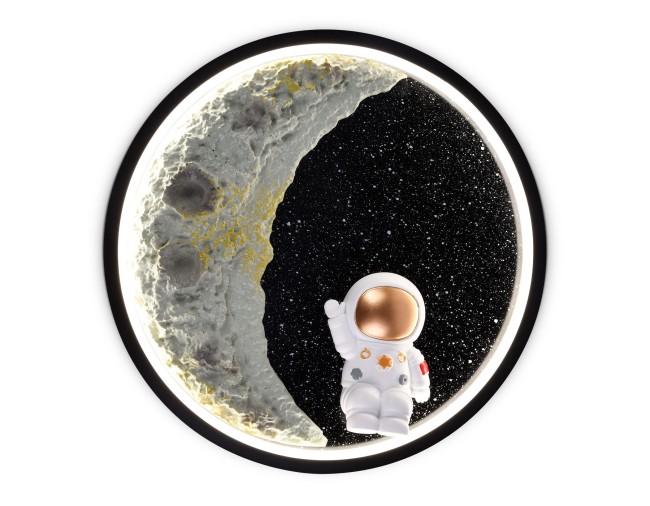 Настенный светильник FW11102 SBK черный песок LED 3000K/4200K/6400K 12W D300*35