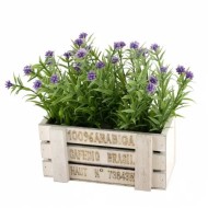 Цветы в кашпо, 17см, сиренев. HN-64331B