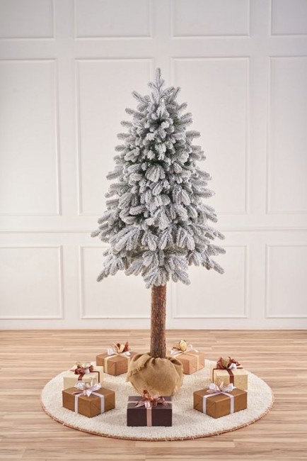 Ель искусственная заснеженная Скандинавская 2,1 м (подставка вазон) СКНЗ 21