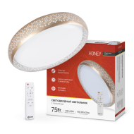 Светодиодный светильник COMFORT HONEY 75W 230В 3000-6500K 6000Лм 500х120мм c пультом