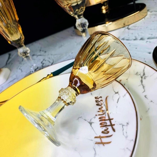 Набор из 6-ти рюмок 589-008 золотой