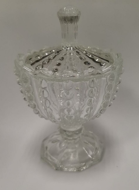 Сахарница с крышкой на ножке AD-10