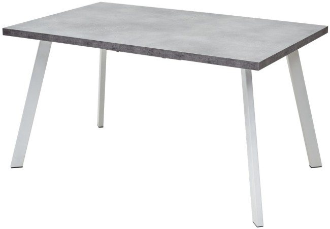 Стол BRICK M 120 Бетон Портленд/ Белый DEDBRICKMBETPORWHT120