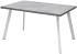 Стол BRICK M 120 Бетон Портленд/ Белый DEDBRICKMBETPORWHT120