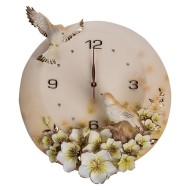 Часы настенные Цветы и птицы 42х39х1 см ZB0006A 65848