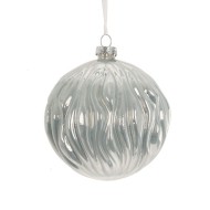 Украшение новогоднее "Шар", 10см,  стекло 754095