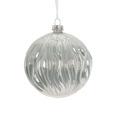 Украшение новогоднее "Шар", 10см,  стекло 754095