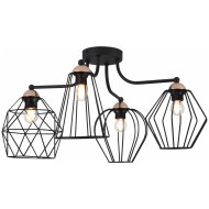 Светильник потолочный IL2001-4C-05 BK ROSE GD