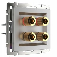 Акустическая розетка серебряный W1185006