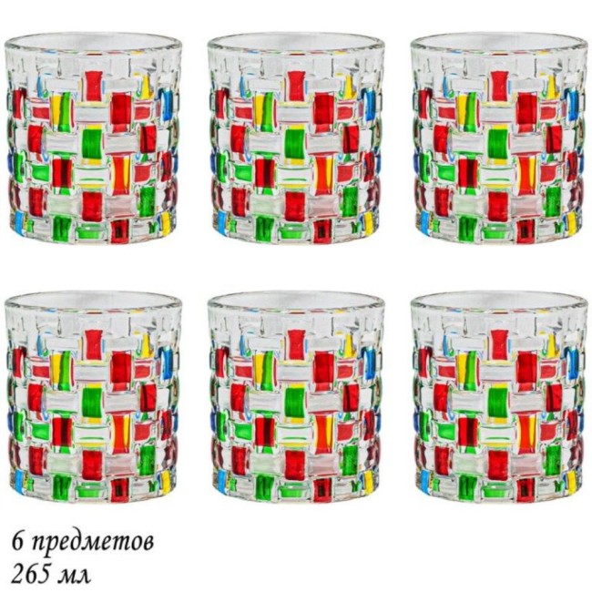 Набор из 6-ти стаканов 589-019 265мл стекло