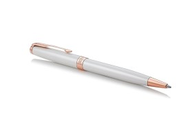 Ручка PARKER шариковая Sonnet Pearl White Lacquer PGT 1931555