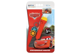 Мультфонарик с дисками ФОТОН КР-0904-3, Disney/Pixar "Тачки"