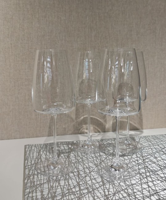 Набор бокалов для вина LORD из хрустального стекла 420 мл REPAST@RONA 60753