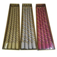 Свеча 773919 набор из 4-х шт, L7,5 W2 H20,5 см