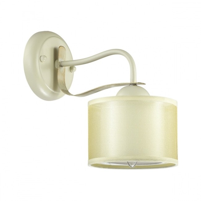 Бра LILIVANT 3488/1W LN18 116 белый/абажур ткань