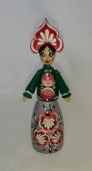 Сувенир "Кукла", городецкая роспись 1210172