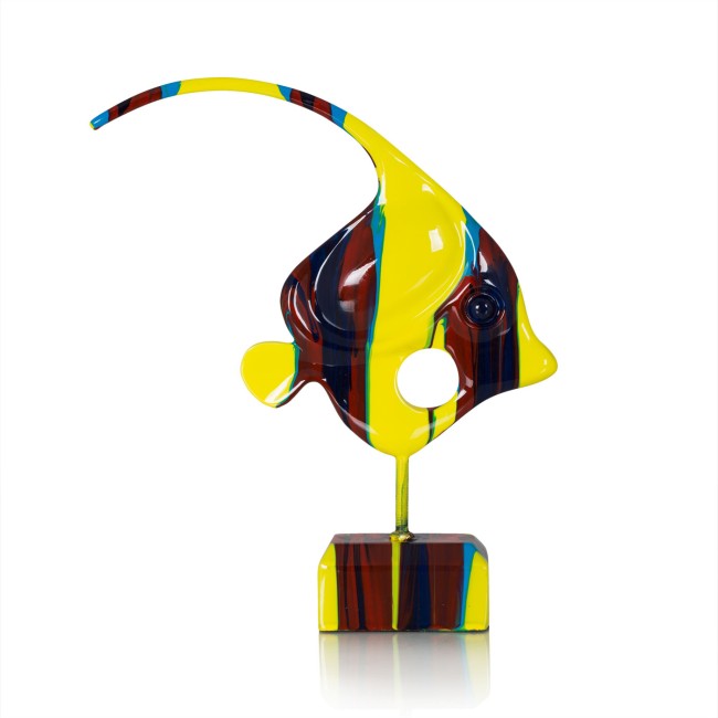 Фигурка рыбы Landa ФЛОРЕНС красно-желтый, полирезин, 26х5х32 см 309018